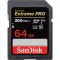 SanDisk 64GB Extreme PRO UHS-II SDXC 300MB/s Memory Card -V90